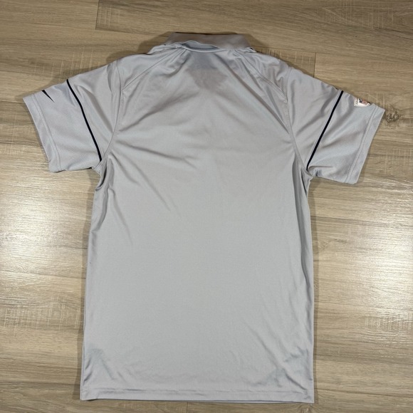 Seattle Seahawks Nike Shirt Men S Gray NFL Training Polo Performance Dri Fit - Picture 2 of 5
